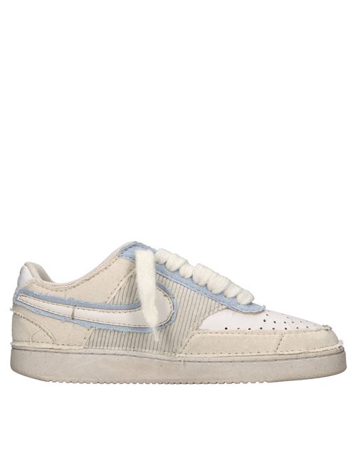 Sneakers in ecopelle e tessuto NIKE SEDDYS | NISE235254261BIANCO-BEIGE-JEANS